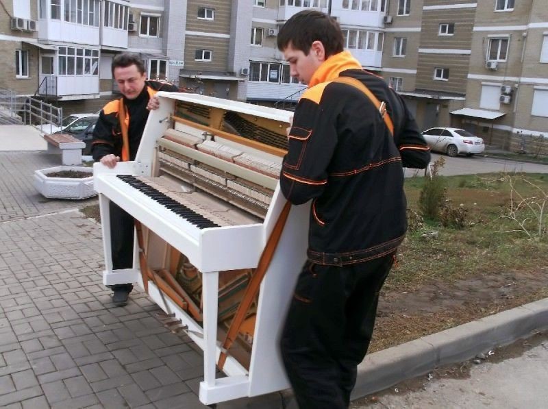 Перевозка пианино и рояля в Тихорецке — цена от 825 руб., грузчики, упаковка — Мастер24